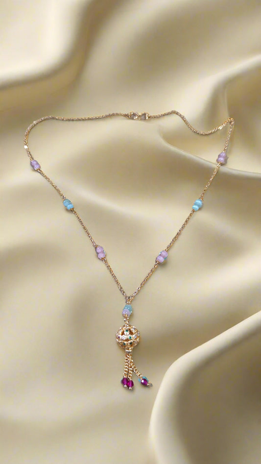Mangalsutra light weigth Gold Chain with pendent